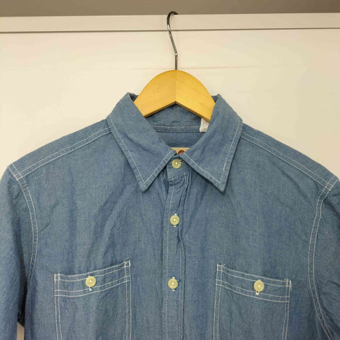 カムコ CAMCO レギュラーカラー シャンブレーS/Sシャツ メンズ import:M